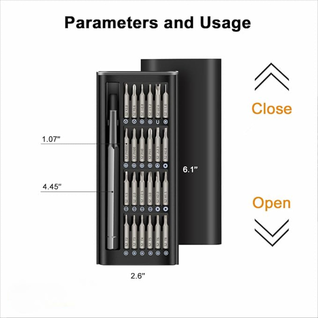 24-in-1 Magnetic Screwdriver Kit (Made With Premium S2 Steel)