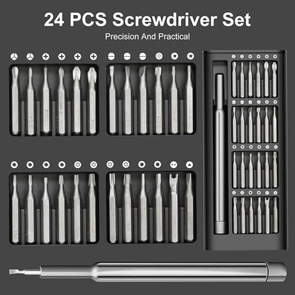 24-in-1 Magnetic Screwdriver Kit (Made With Premium S2 Steel)